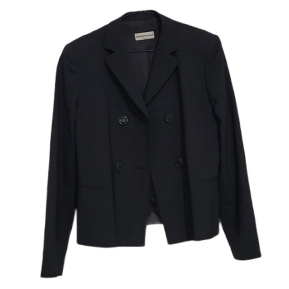 Emporio Armani Jackets & Blazers - Emporio Armani Dark Green Double Breasted Blazer